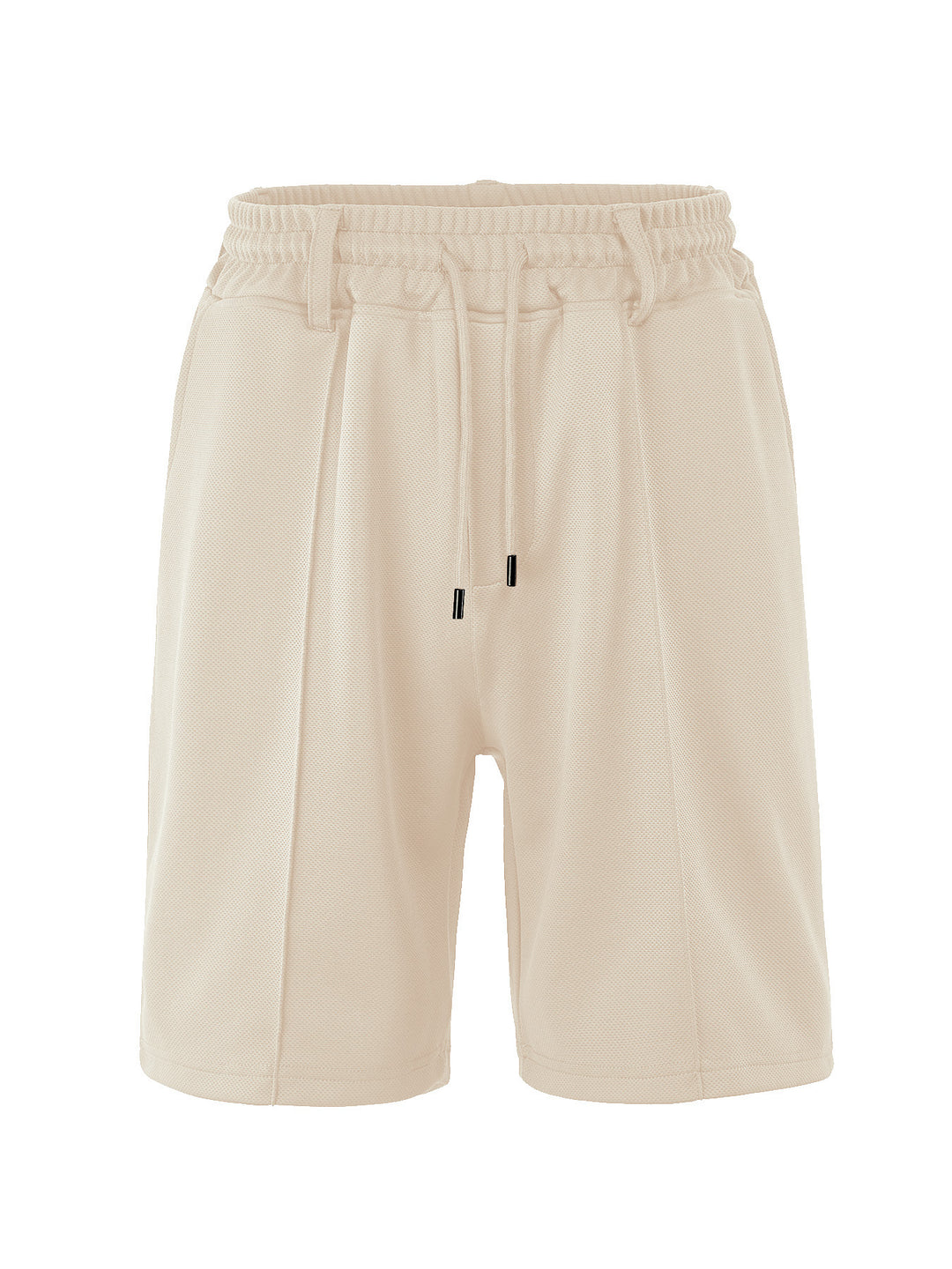 Herren nan knielange Sportshorts mit Netzstruktur, elastischem Tunnelzug und Gürtelschlaufen R&B