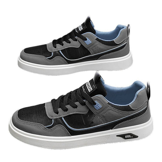 Damen sportliche Freizeitsneaker mit atmungsaktivem Mesh-Obermaterial und dämpfender Sohle R&B