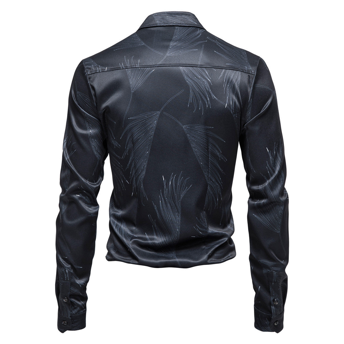 Herren Hemd mit elegantem Muster und modernem Glanz