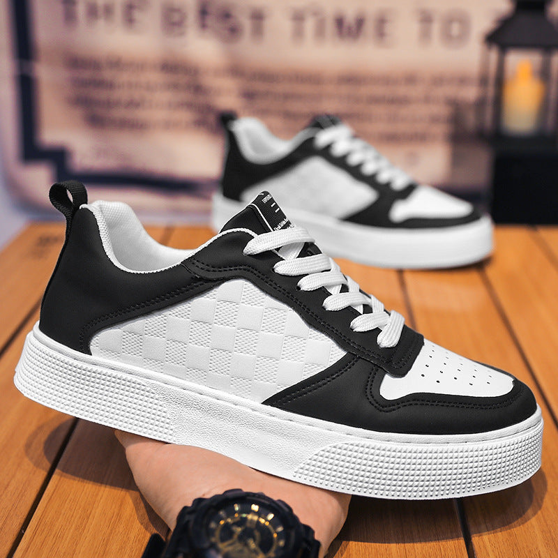 Damen Sneakers mit modernem Karomuster und rutschfester Sohle R&B
