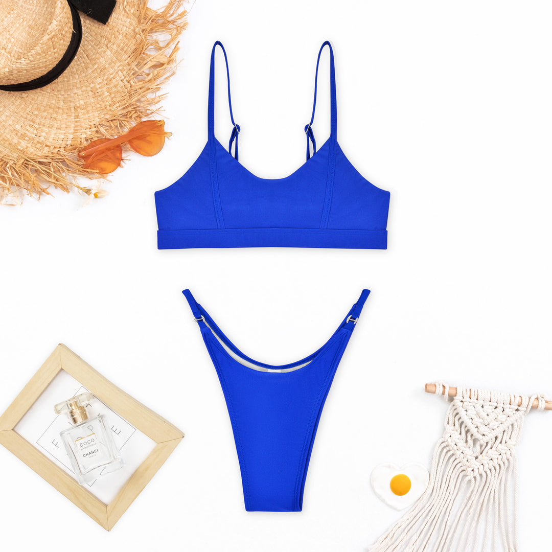 Damen Sportlicher Bikini mit femininen Trägern R&B