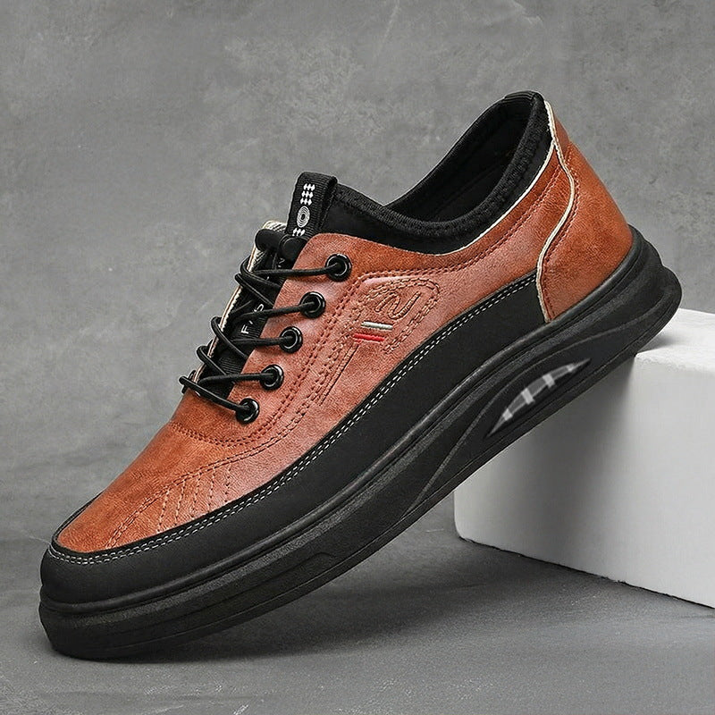 Damen Bequeme und stylische Ledersneaker mit rutschfester Sohle und atmungsaktivem Innenfutter
