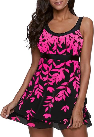 Damen Schwimmdress mit Blumenmuster R&B