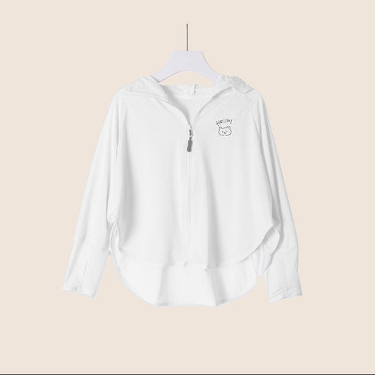 Damen leichte und atmungsaktive Sportjacke mit Kapuze R&B