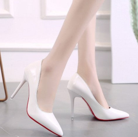 Damen elegante High Heel Pumps mit spitzem Design R&B
