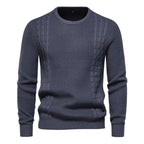 Herren Strickpullover mit modernem Strukturdesign