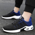 Damen Sportliche Sneaker mit atmungsaktivem Mesh-Obermaterial und dämpfender Sohle R&B