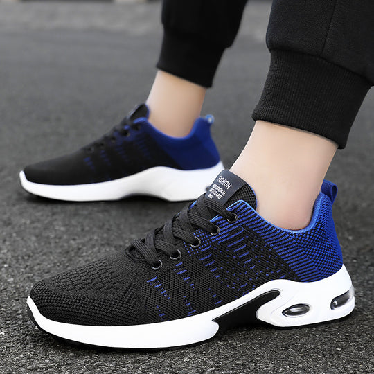 Damen Sportliche Sneaker mit atmungsaktivem Mesh-Obermaterial und dämpfender Sohle R&B