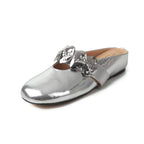 Damen elegante Slipper mit glänzender Applikation R&B