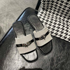 Damen elegante Sandalen mit modischem Riemendesign und strapazierfähiger Sohle R&B