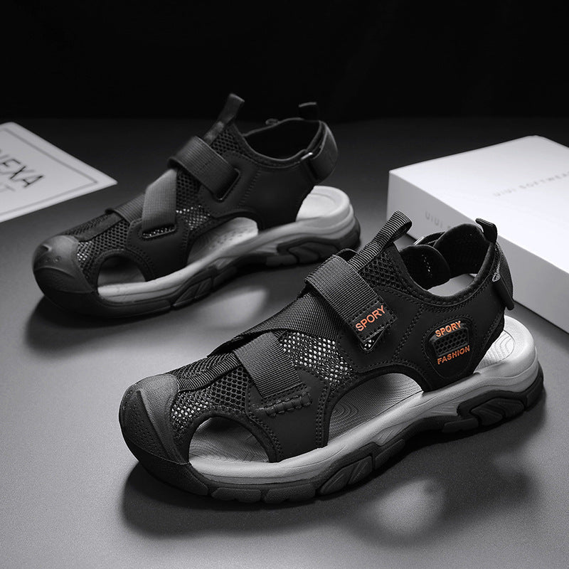 Damen Sportliche Sandalen mit verstellbaren Riemen und rutschfester Sohle R&B
