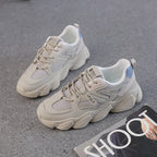 Damen Chunky Sneakers mit atmungsaktiver Mesh-Oberfläche und dämpfender Sohle R&B