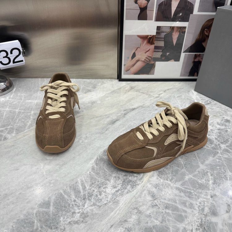 Damen sportliche Sneaker mit atmungsaktivem Obermaterial und rutschfester Sohle R&B
