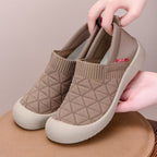 Damen Atmungsaktive Slip-On Freizeitschuhe mit rutschfester Sohle R&B