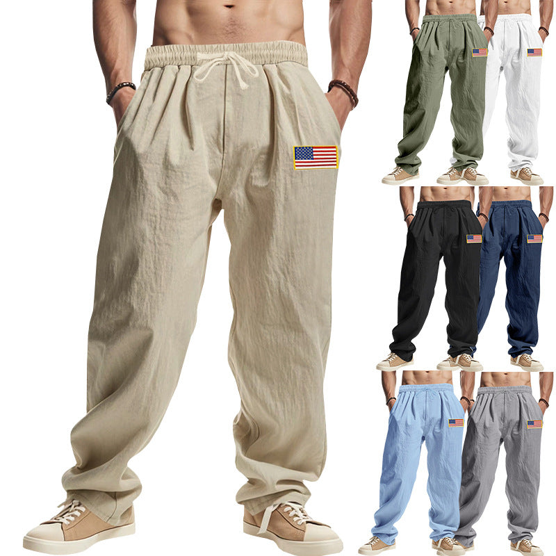 Herren lässige Cargo-Hose mit verstellbarem Bund und praktischen Seitentaschen R&B