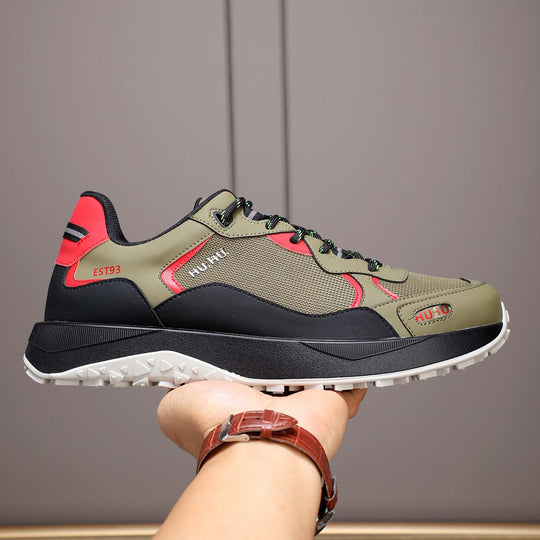 Damen Sportive Lauf-Sneaker mit rutschfester Sohle und atmungsaktiver Oberflächenstruktur R&B