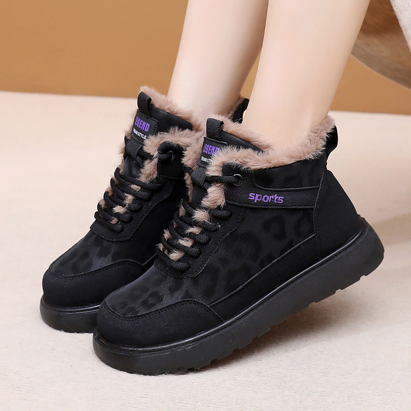 Damen Winterliche Sneakers mit isolierendem Innenfutter und rutschfester Sohle R&B