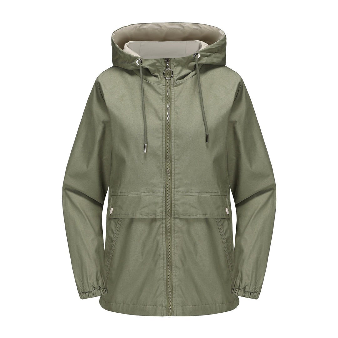 Damen modische Freizeitjacke mit verstellbarem Bund R&B