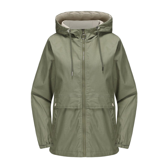 Damen modische Freizeitjacke mit verstellbarem Bund R&B