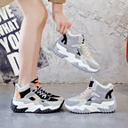 Damen Sportliche High-Top Sneakers mit wärmendem Innenfutter und rutschfester Sohle