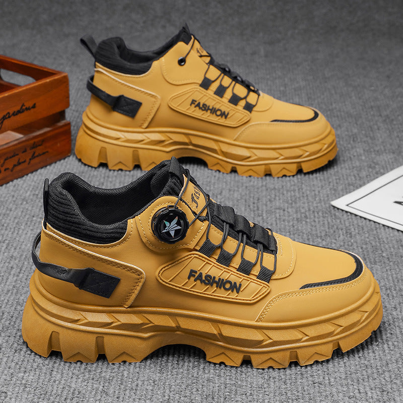 Herren Modische hochliegende Sneakers mit innovativem Verschluss R&B