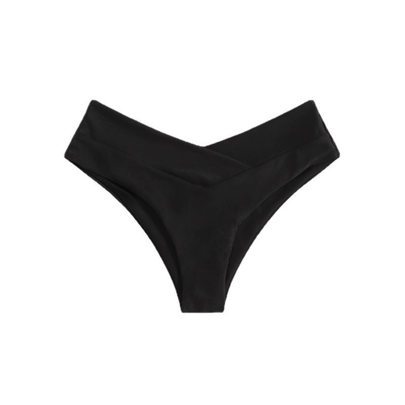 Damen Hochtaillierter Bikiniunterteil R&B
