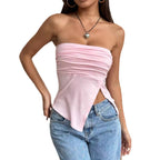 Damen Wickeloberteil mit raffiniertem Rüschendesign R&B