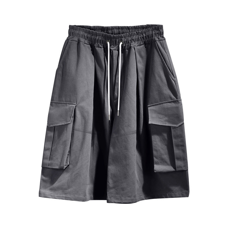 Damen nan Cargo-Midirock mit elastischem Tunnelzugbund und aufgesetzten Klappentaschen R&B