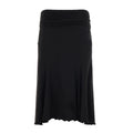 Damen Eleganter Wickelrock mit gerafftem Bund und schwingendem Saum R&B