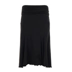 Damen Eleganter Wickelrock mit gerafftem Bund und schwingendem Saum R&B