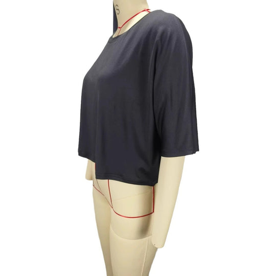 Damen Crop-Top mit weitem Schnitt R&B