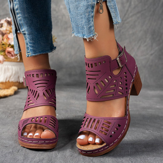 Damen Plateausandalen mit modischem Luftdurchlass R&B