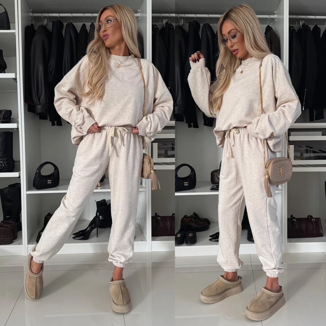 Damen entspannendes Sweat-Set mit hohem Komfort und weitem Schnitt R&B