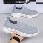 Damen Sportliche Slip-On Sneakers mit atmungsaktivem Obermaterial und dämpfender Sohle R&B