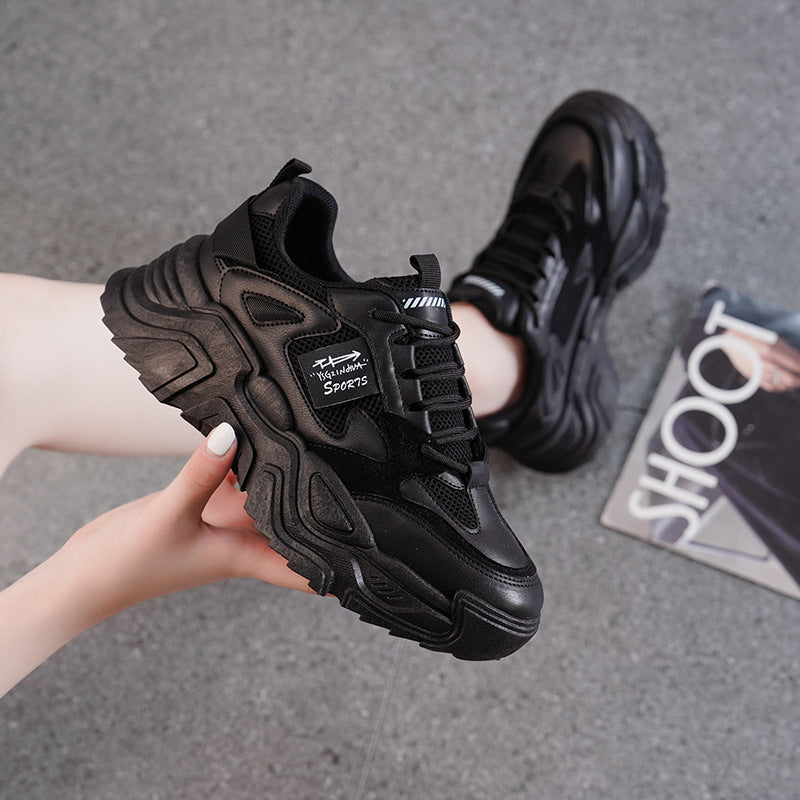Damen Sportliche Chunky Sneakers mit dämpfendem Komfort und atmungsaktiver Obermaterialstruktur R&B