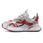 Damen Sportliche Sneakers mit stoßdämpfender Sohle und futuristischem Design R&B