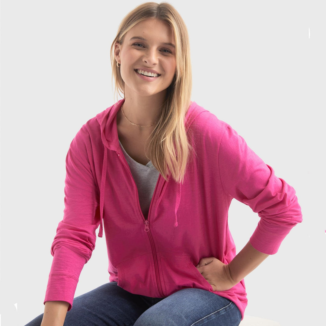 Damen Kapuzenjacke aus atmungsaktivem Material R&B