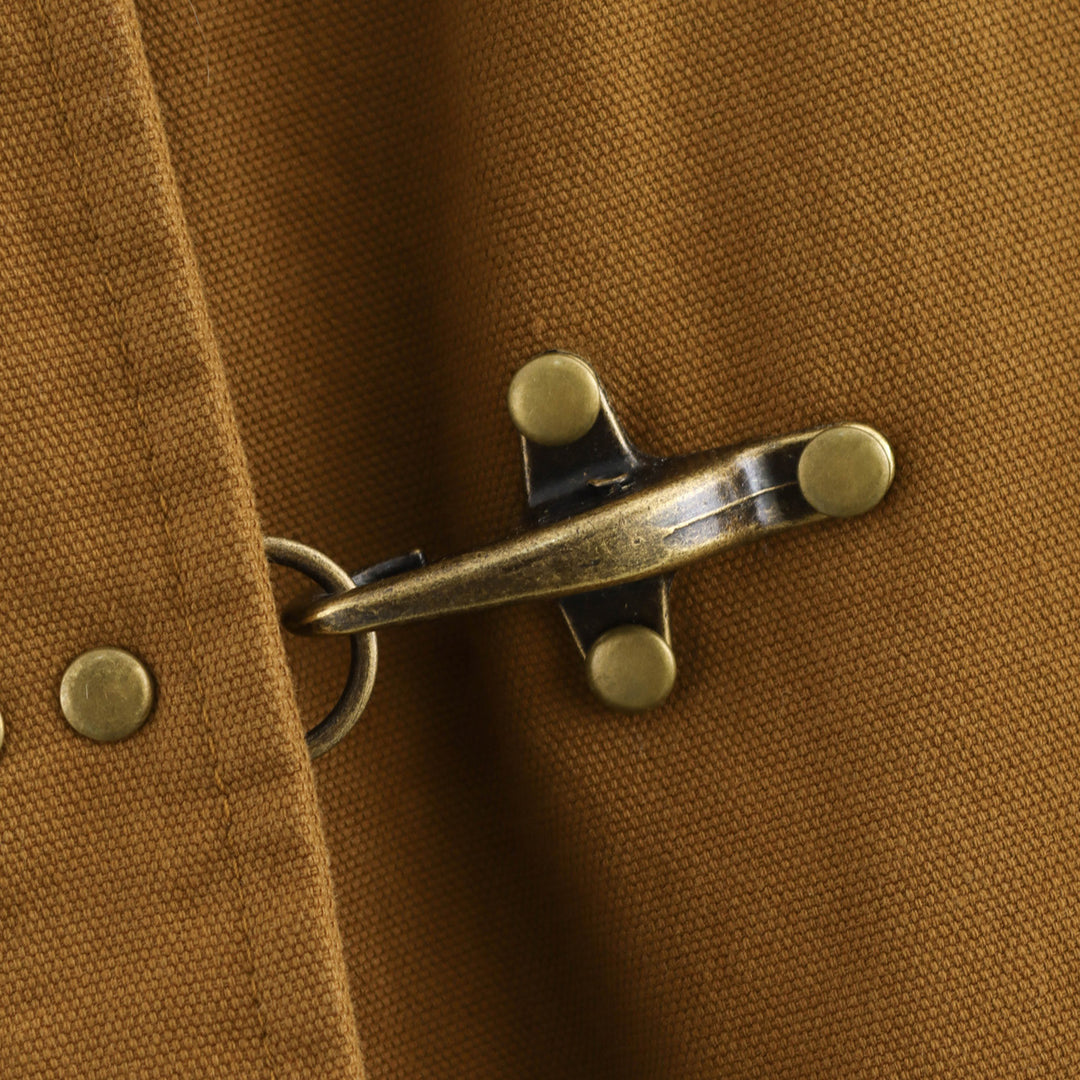 Damen lässige Übergangsjacke mit voluminösem Kragen und praktischen Taschen R&B