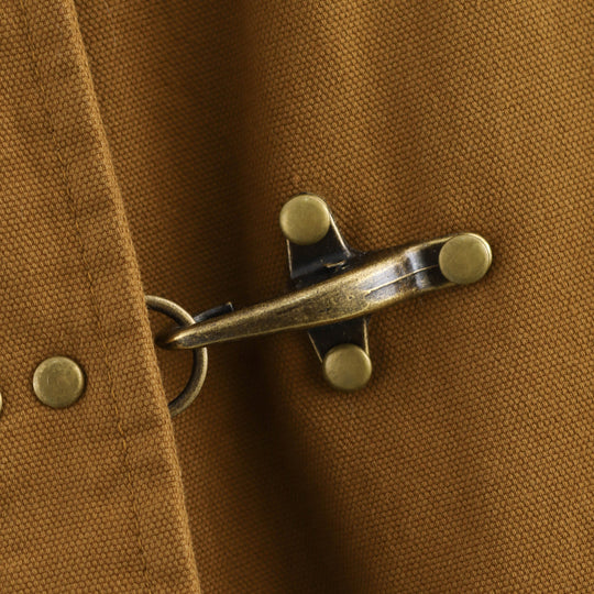 Damen lässige Übergangsjacke mit voluminösem Kragen und praktischen Taschen R&B