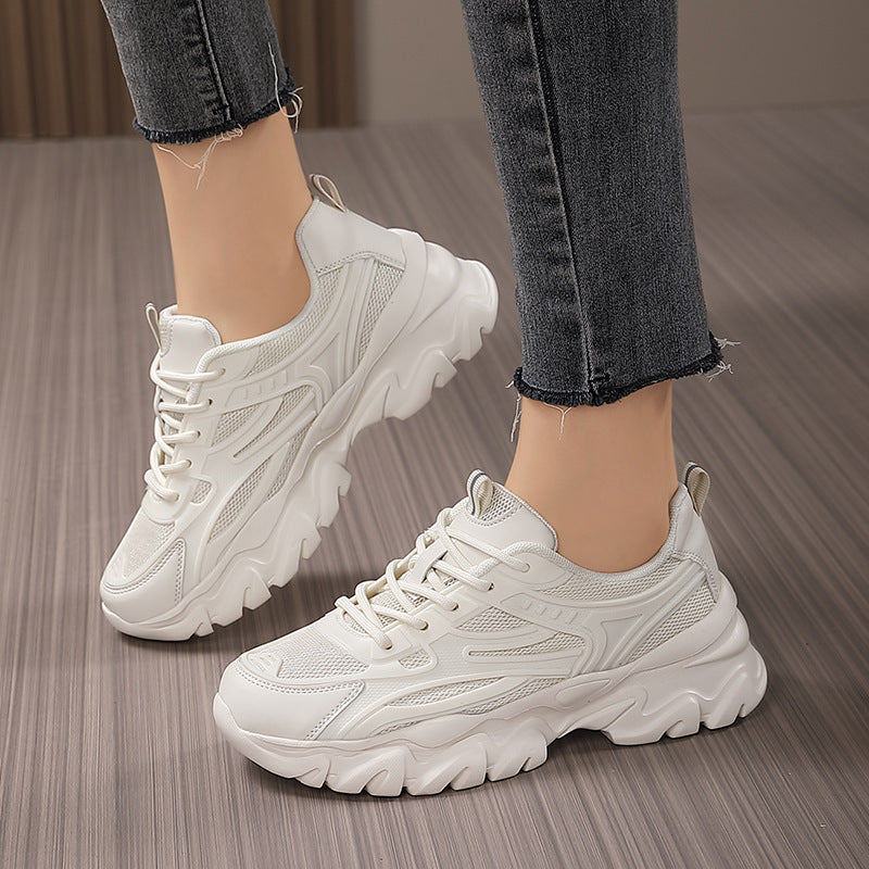 Damen Sportliche Sneakers mit atmungsaktiven und stoßdämpfenden Eigenschaften