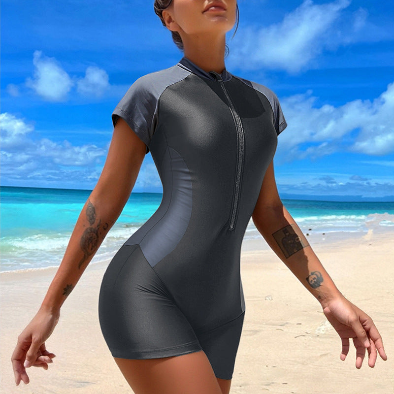 Damen sportlicher Shorty-Badeanzug R&B
