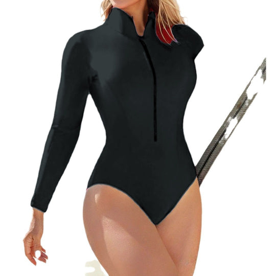Damen Langarm Schwimmanzug R&B
