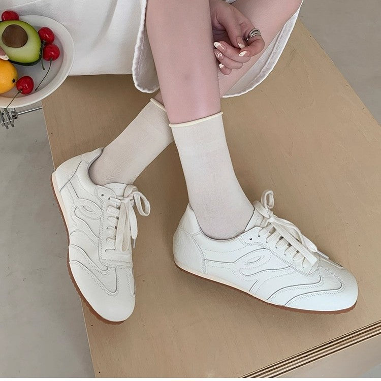 Damen Sneakers im Retro-Design mit atmungsaktivem Obermaterial und robustem Profil R&B