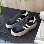 Damen Platform Sneakers mit modischem Design und dicker Sohle R&B