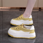 Damen Modische Sneakers mit atmungsaktivem Mesh-Obermaterial und stoßdämpfender Sohle R&B