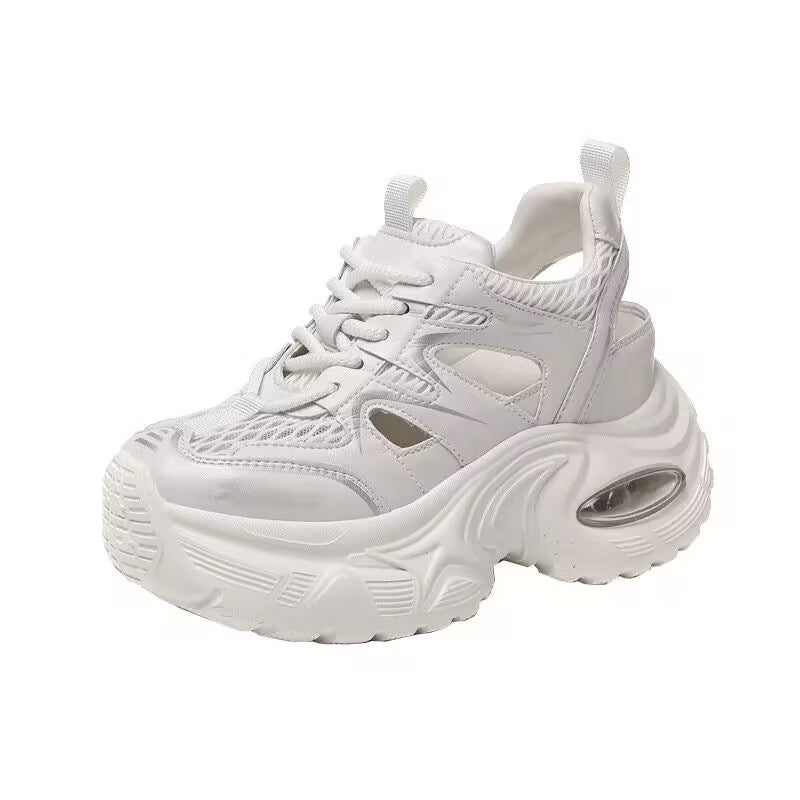 Damen Komfortable Chunky Sneakers mit atmungsaktiven Netzdetails R&B