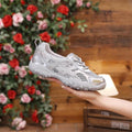 Damen Sportliche Freizeit-Sneaker mit atmungsaktivem Mesh-Obermaterial und rutschfester Sohle R&B