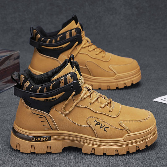 Damen robuste High-Top Sneakers mit verstärkter Sohle und atmungsaktivem Obermaterial R&B