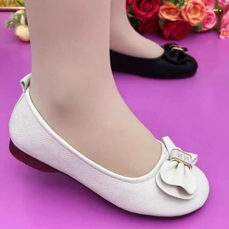 Damen Ballerinas mit eleganter Schleifenverzierung und komfortablem Fußbett R&B