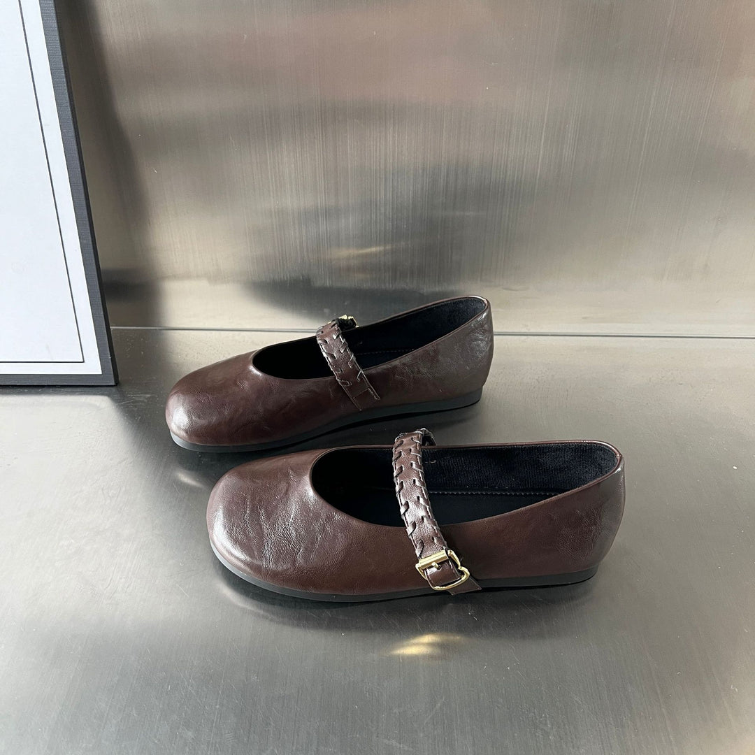 Damen Ballerinas mit elegantem Riemen und komfortabler Innensohle R&B